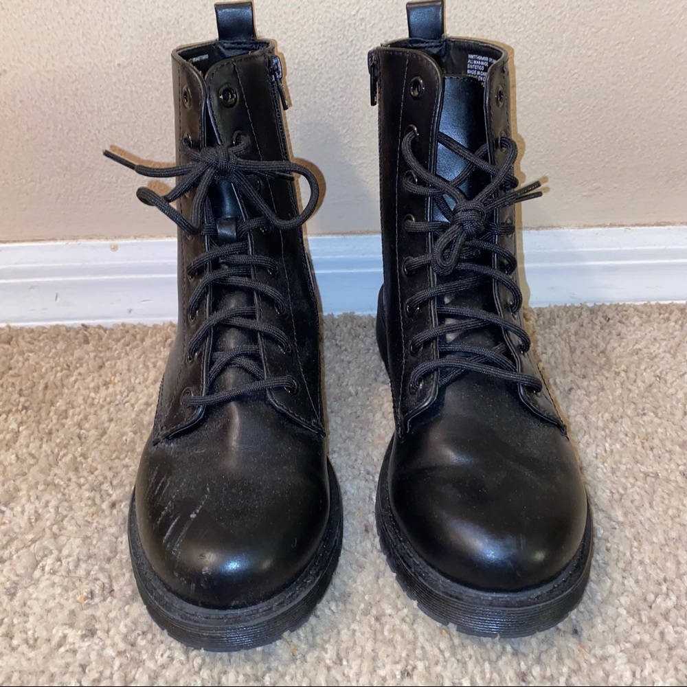 Black Combat Boots